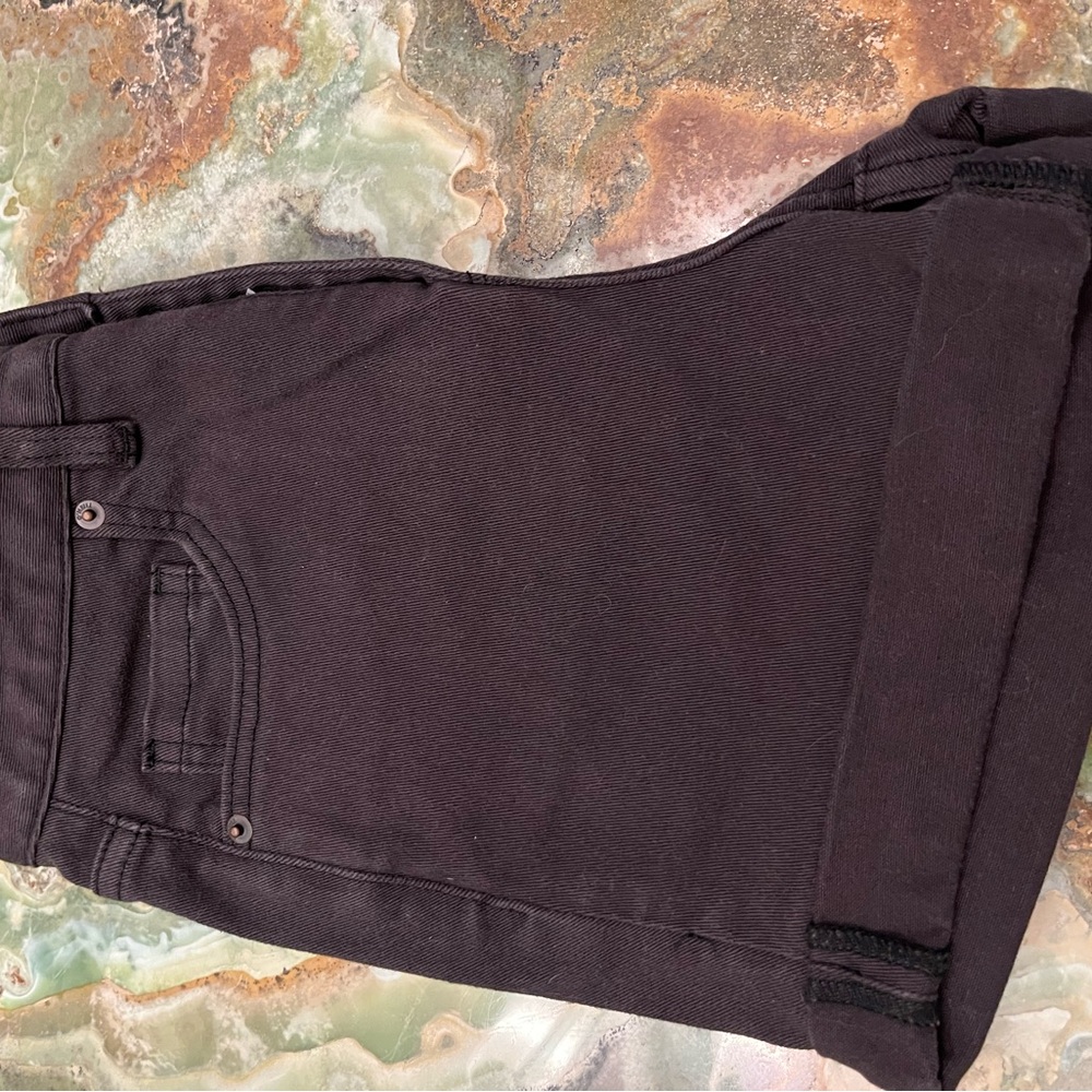 O'Neill chocolate brown button fly stretchy denim shorts 26